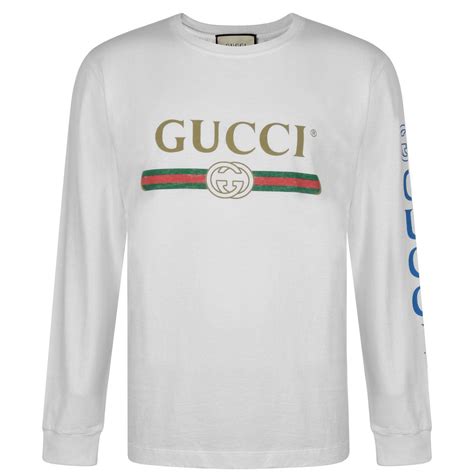 fake gucci long sleeve t shirt|xxl gucci shirts.